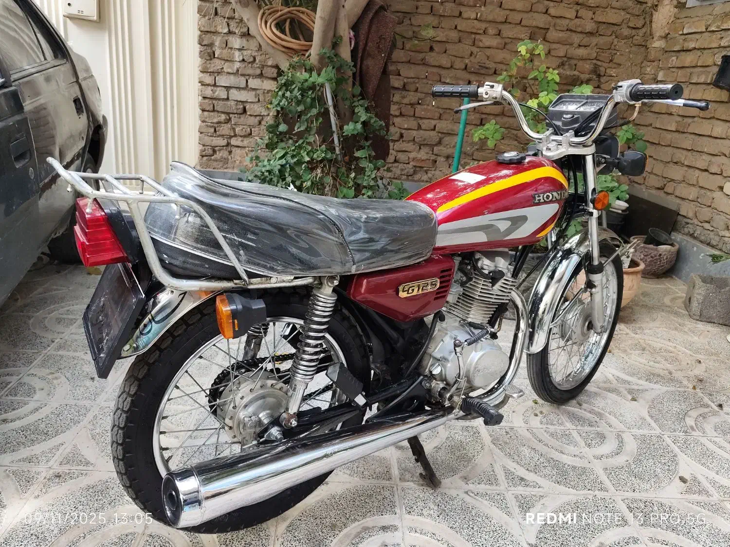 متور هندا مزاید مدل ۸۶با برگ خرید|موتورسیکلت|کرمان, |دیوار