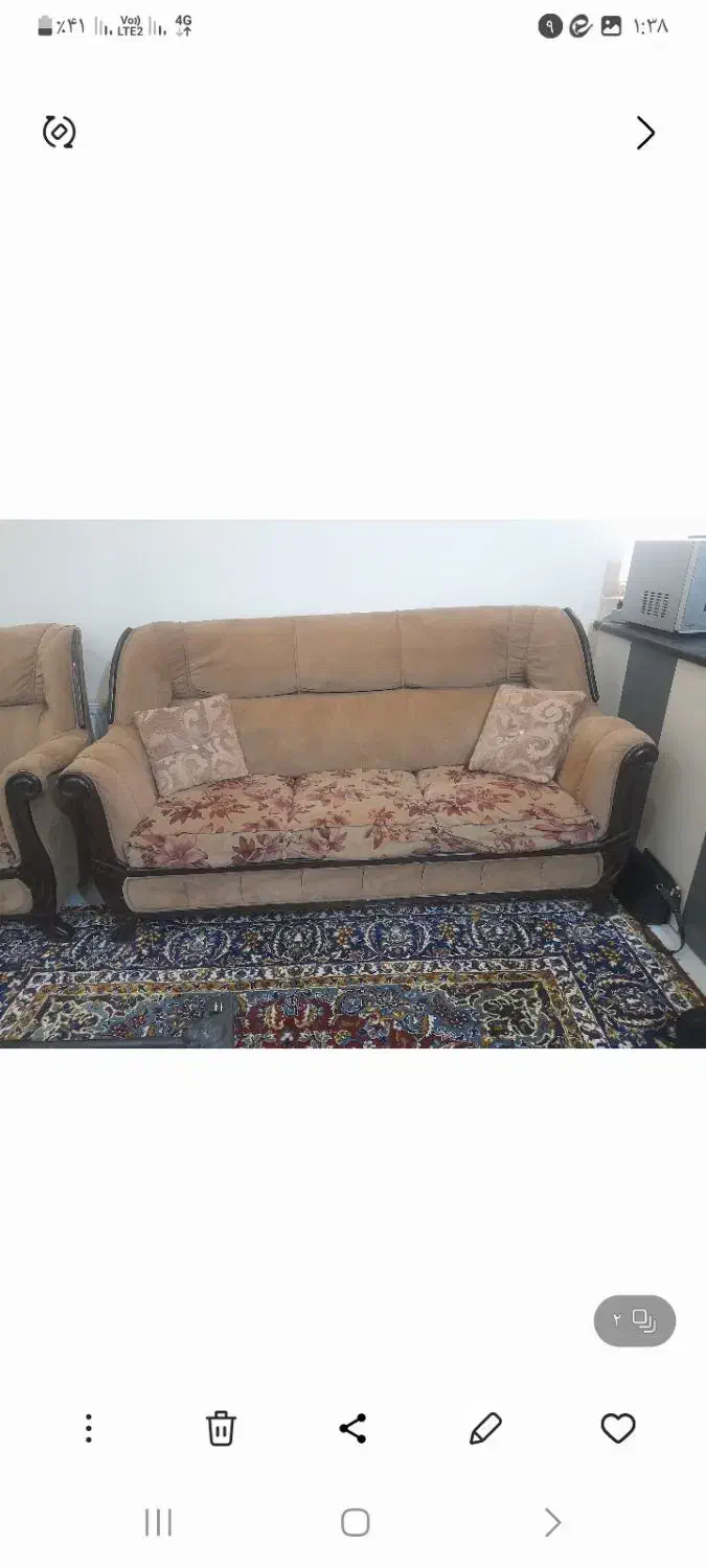 مبل ۷ نفره بعلت جا به جای به فروش میرسد|مبلمان خانگی و میز عسلی|تهران, گرگان|دیوار