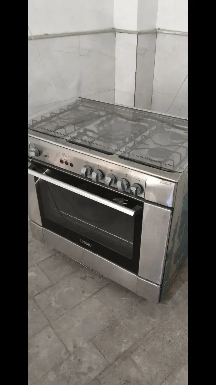 اجاق گاز فردار سینجر تمام استیل|اجاق گاز و لوازم برقی پخت‌وپز|قم, پردیسان|دیوار