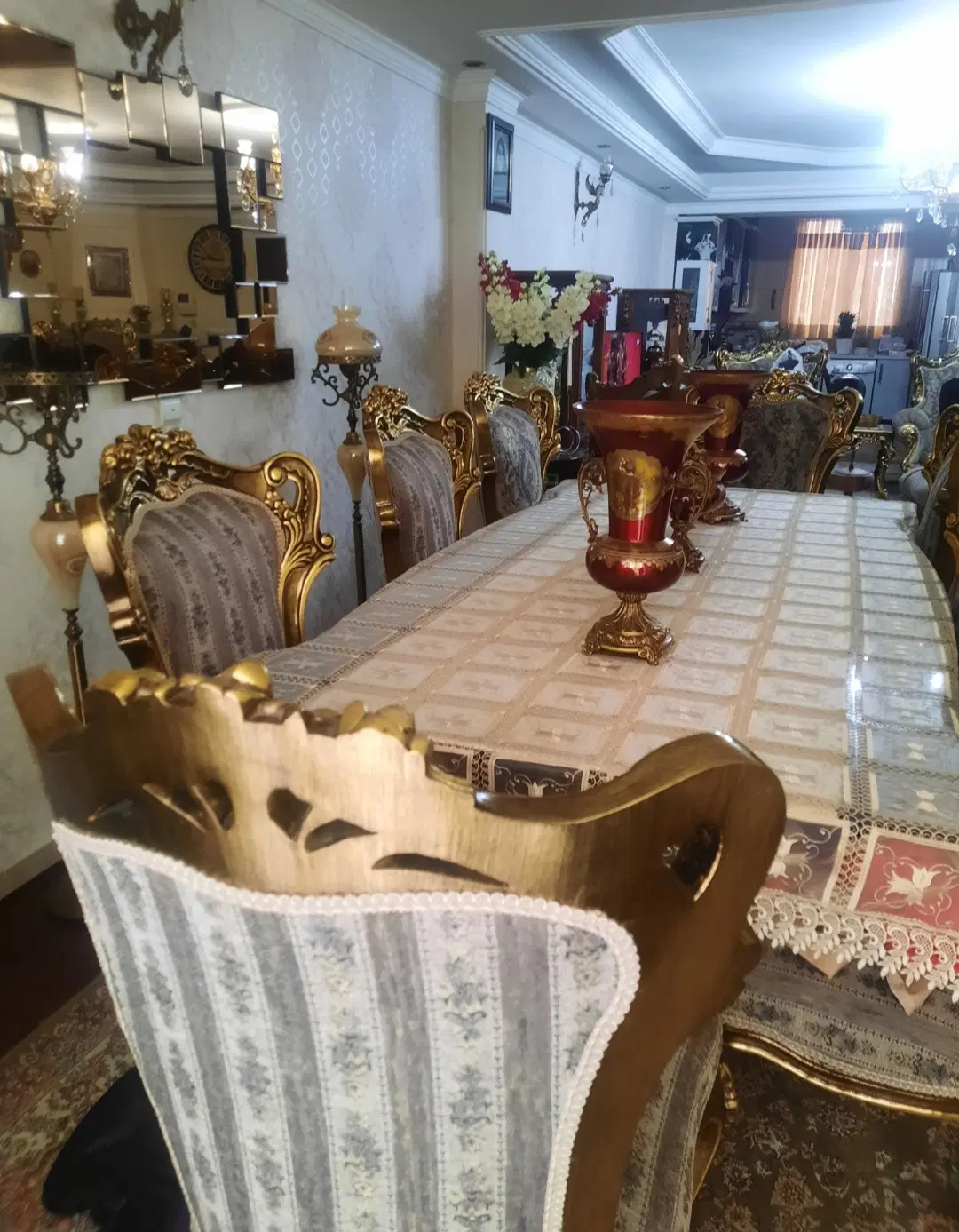 سرویس مبلمان پذیرایی و ناهار خوری استیل|مبلمان خانگی و میز عسلی|تهران, تهرانسر شمالی|دیوار