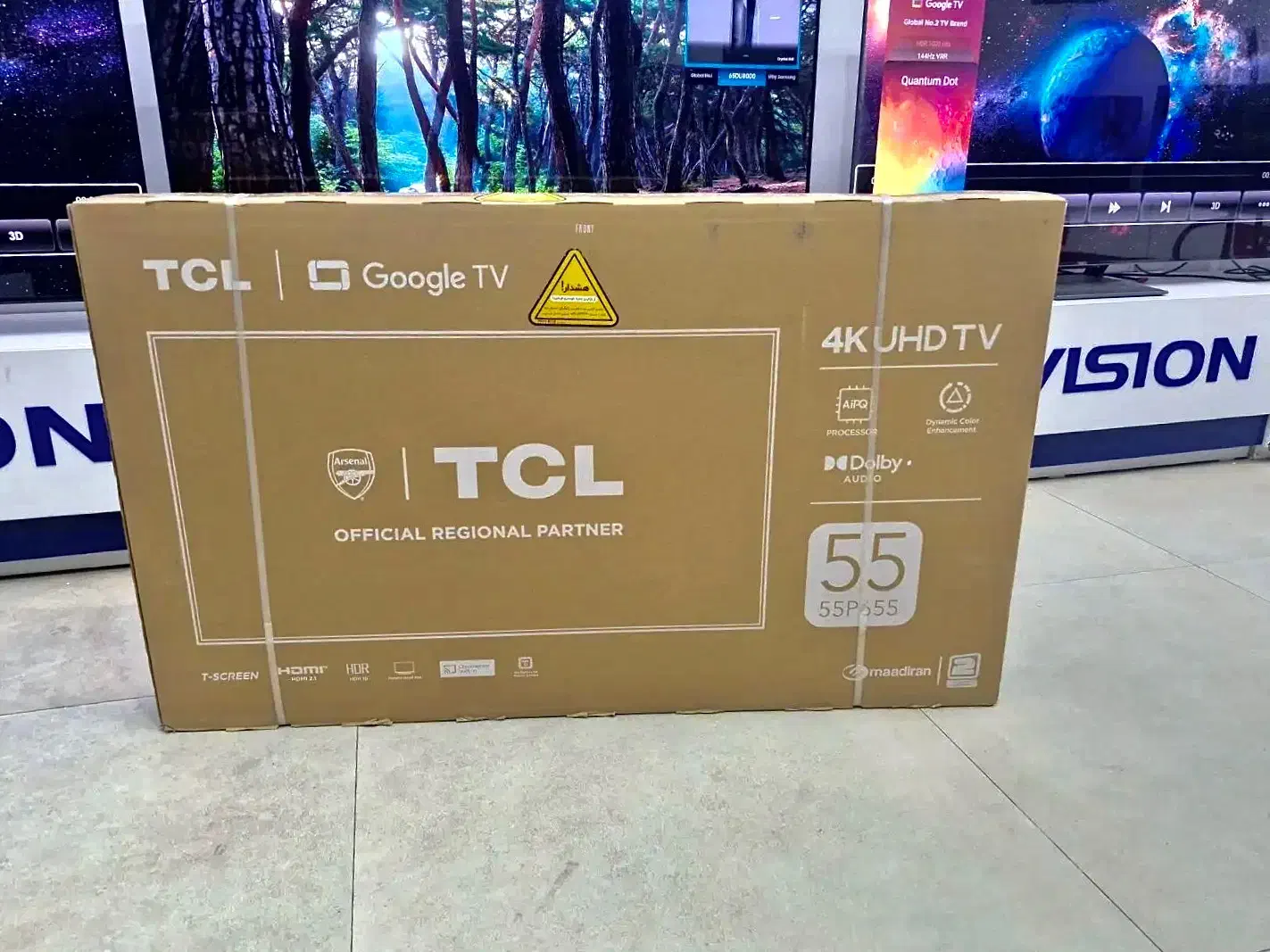 تلویزیون ال ای دی 55 اینچ تی سی ال TCL مدل 55P655|تلویزیون و پروژکتور|تهران, امانیه|دیوار