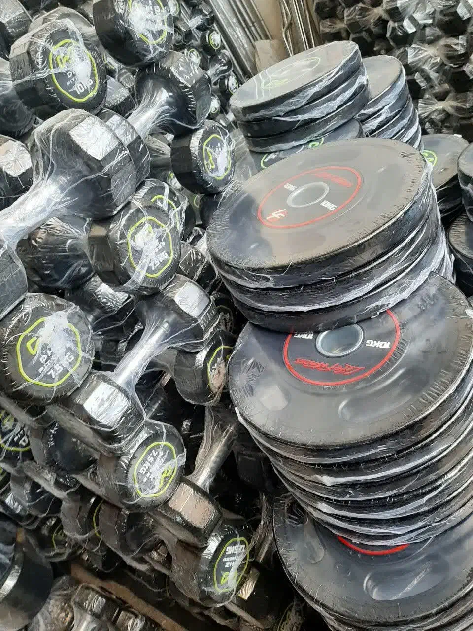 دمبل و صفحه صادراتی|تجهیزات ورزشی|شهریار, شهریار|دیوار