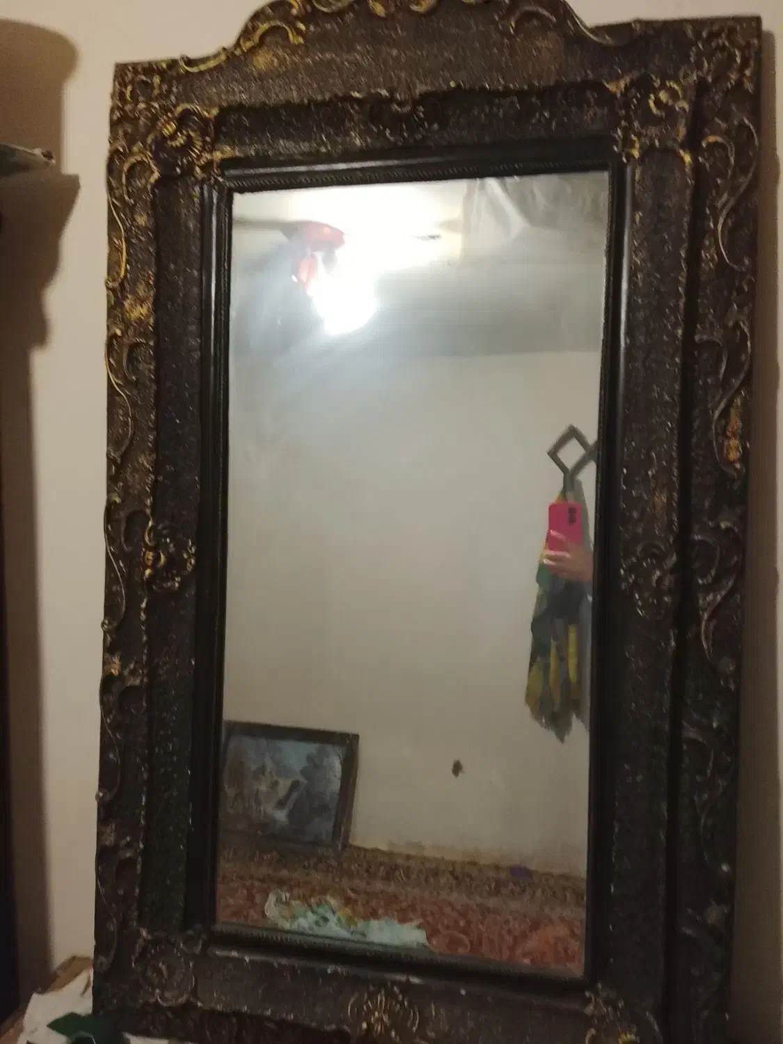 ایینه بزرگ|آینه|نیشابور, سرآب کوشک|دیوار