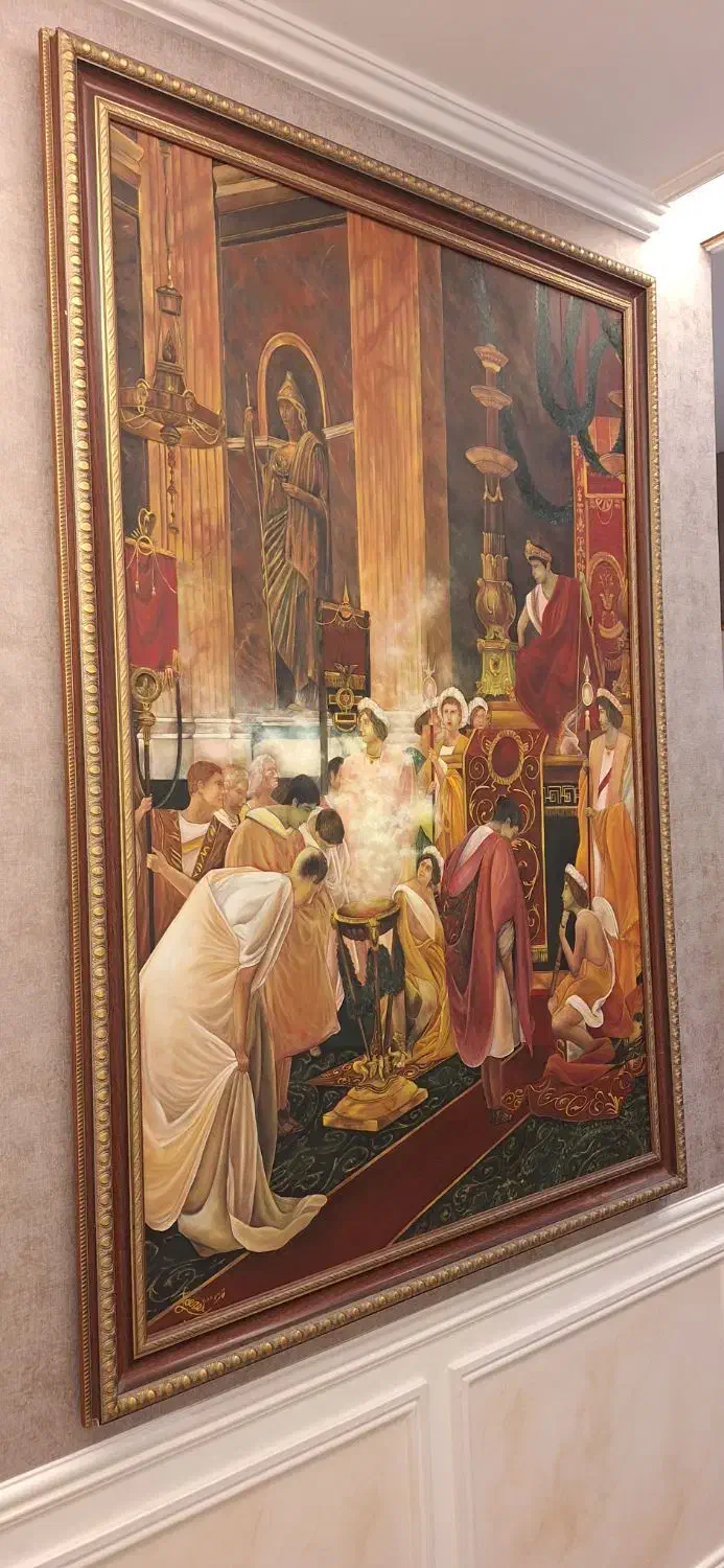 ادای احترام به امپراتور اثر الساندرو پیگنا|تابلو، نقاشی، عکس|اردبیل, |دیوار