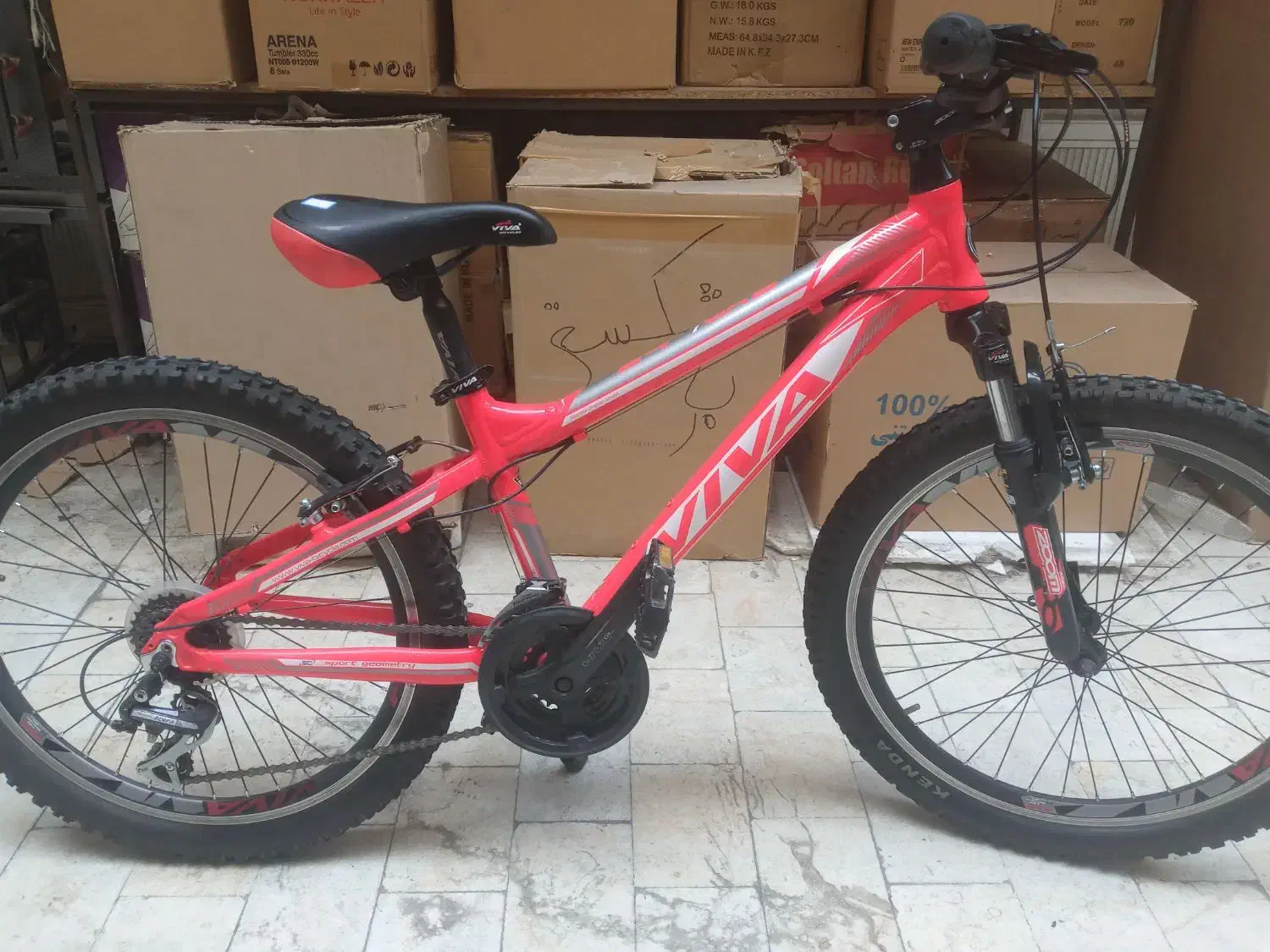 ۳ عدد دوچرخه سایز ۲۴ ویوا تایوان درحدصفرصفر|دوچرخه، اسکیت، اسکوتر|تبریز, |دیوار