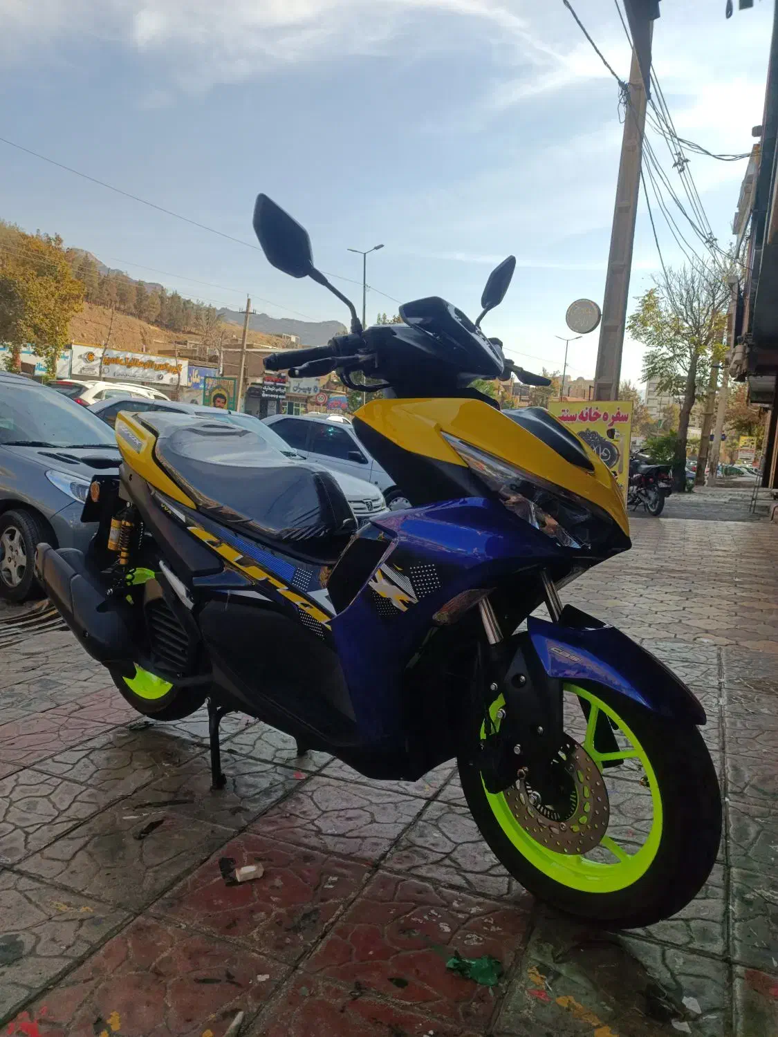 موتور طرح آیروکس ۱۸۰ نیکتاز|موتورسیکلت|خرم‌آباد, |دیوار