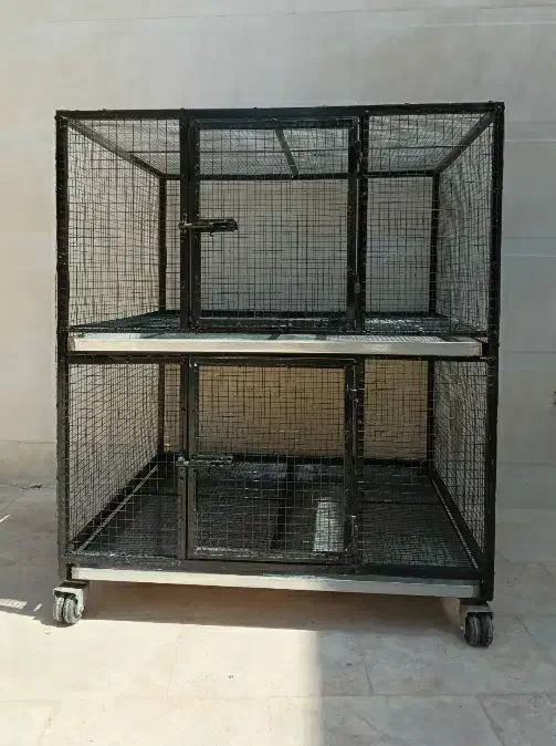 فروش قفس دو طبقه|لوازم جانبی حیوانات|خوی, |دیوار