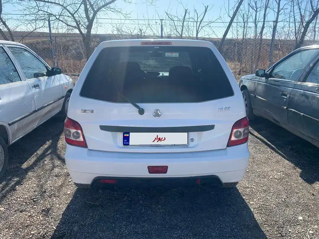 ۱۱۱ مدل ۹۵ سفید بی رنگ|خودرو سواری و وانت|زنجان, |دیوار