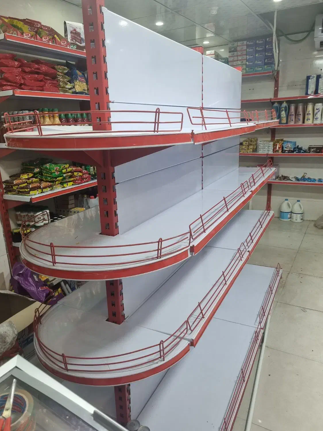 قفسه درجه یک|کتابخانه، شلف، قفسههای دیواری|اهواز, فولادشهر|دیوار