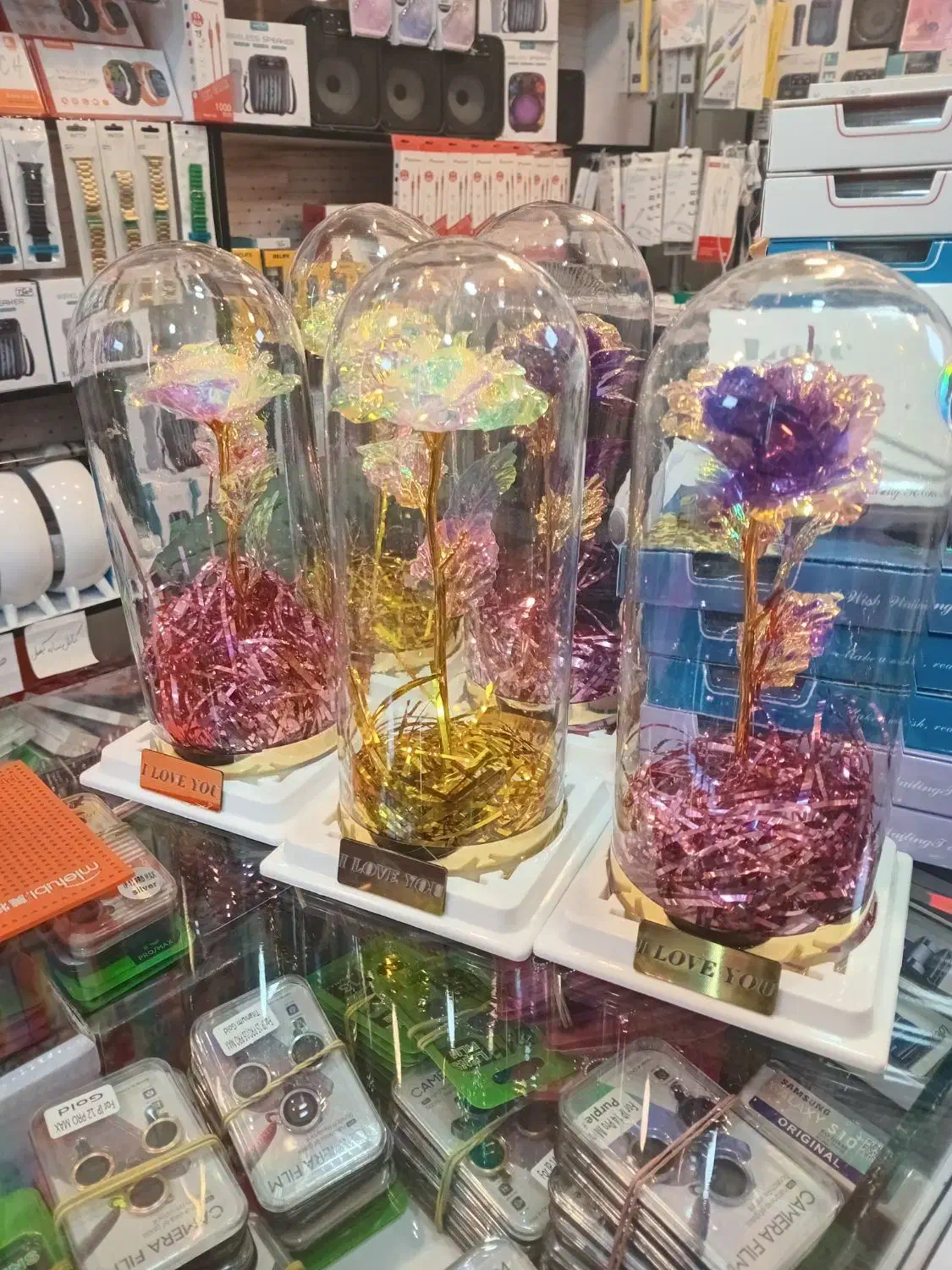 گل شیشه ای حبابی تخفیف ویژه روز مادر|گل مصنوعی|اردبیل, |دیوار