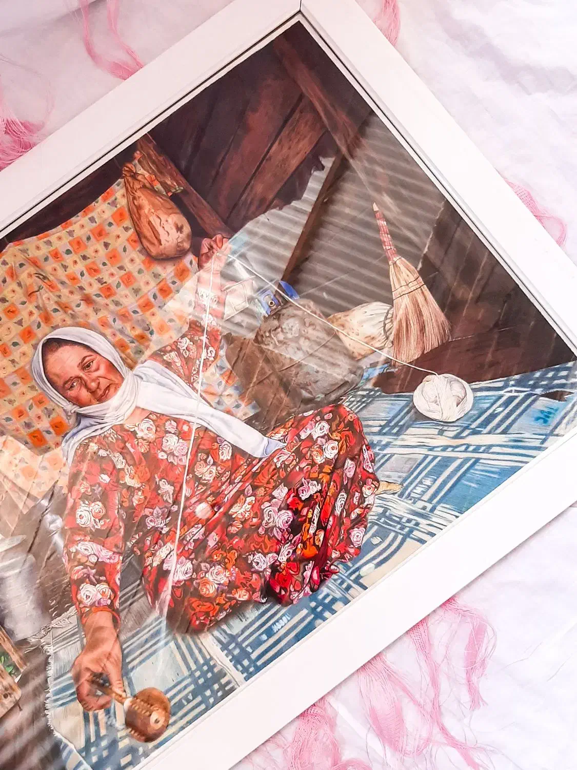 نقاشی حرفه ای با مدادرنگی خورموج|تابلو، نقاشی، عکس|خورموج, |دیوار