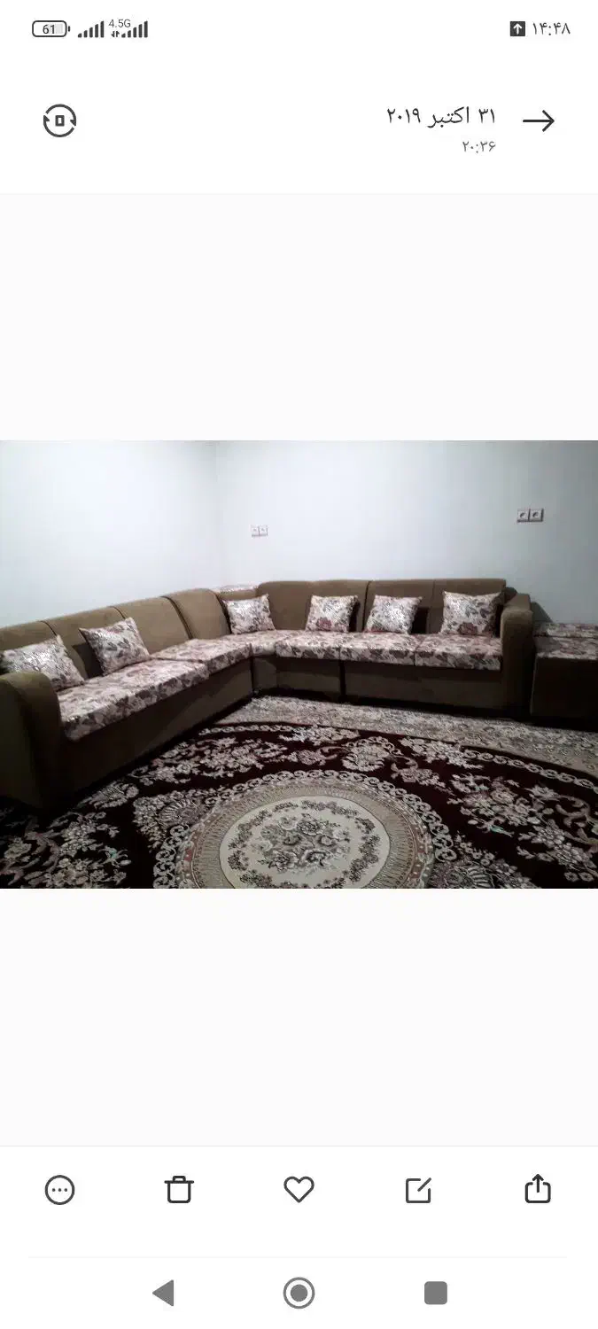 مبل ال تمیزبدون پارگی|مبلمان خانگی و میز عسلی|آغاجاری, |دیوار