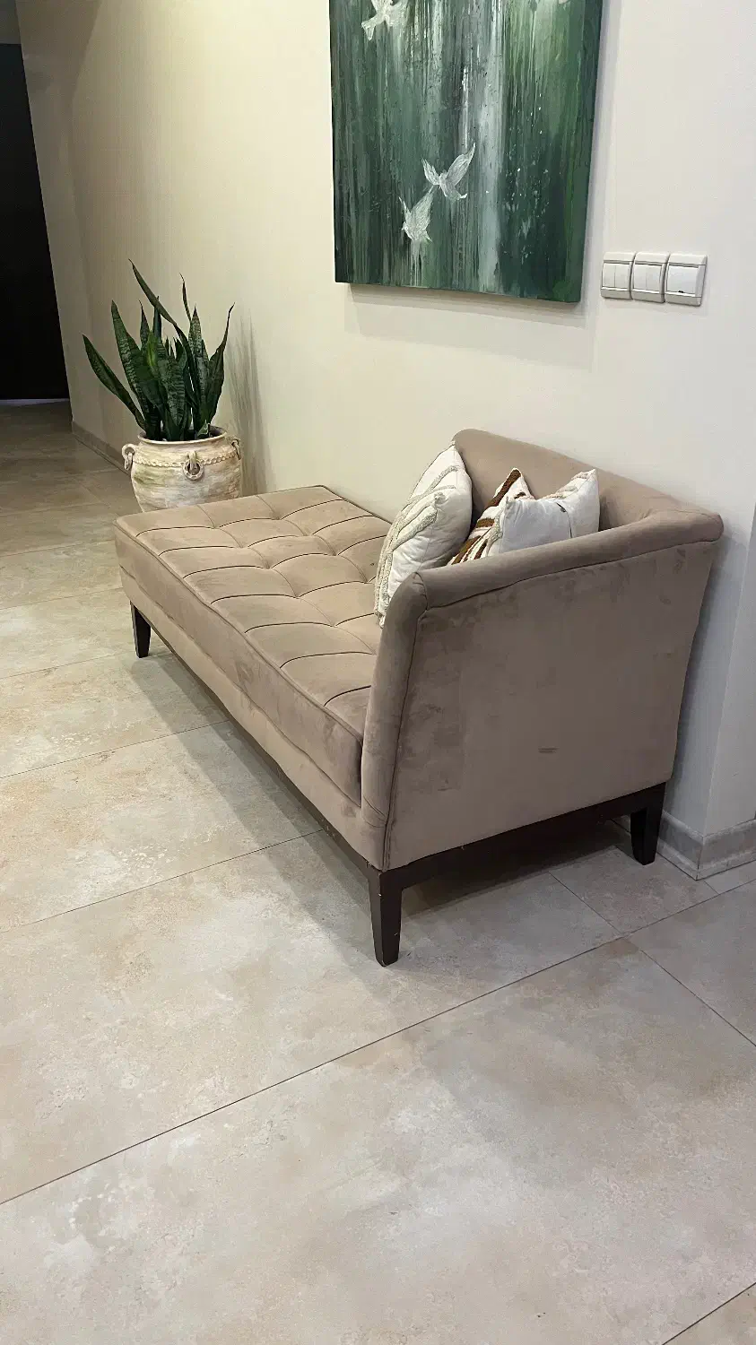 کاناپه تک رنگ کرم رنگ|مبلمان خانگی و میز عسلی|تهران, حصار بوعلی|دیوار