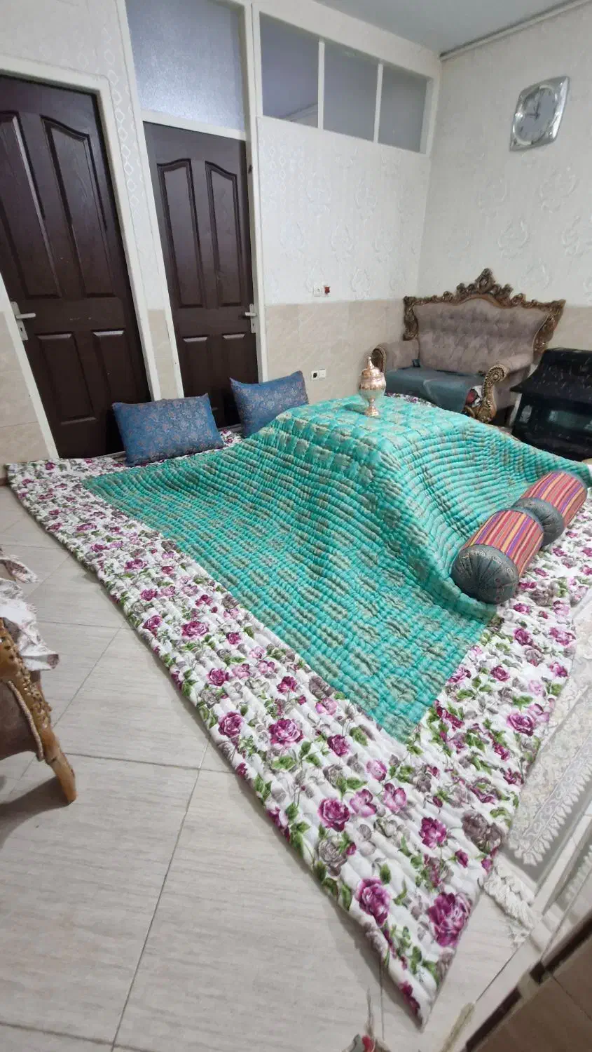 لحاف دوزی احمدلو|رختخواب، بالش، پتو|اراک, |دیوار