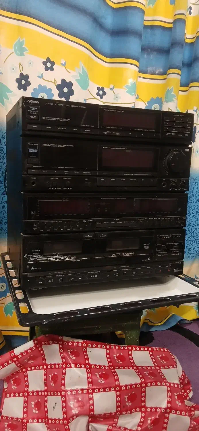 ضبط طبقاتی ویکتور ژاپن|سیستم صوتی خانگی|مشهد, عامل|دیوار