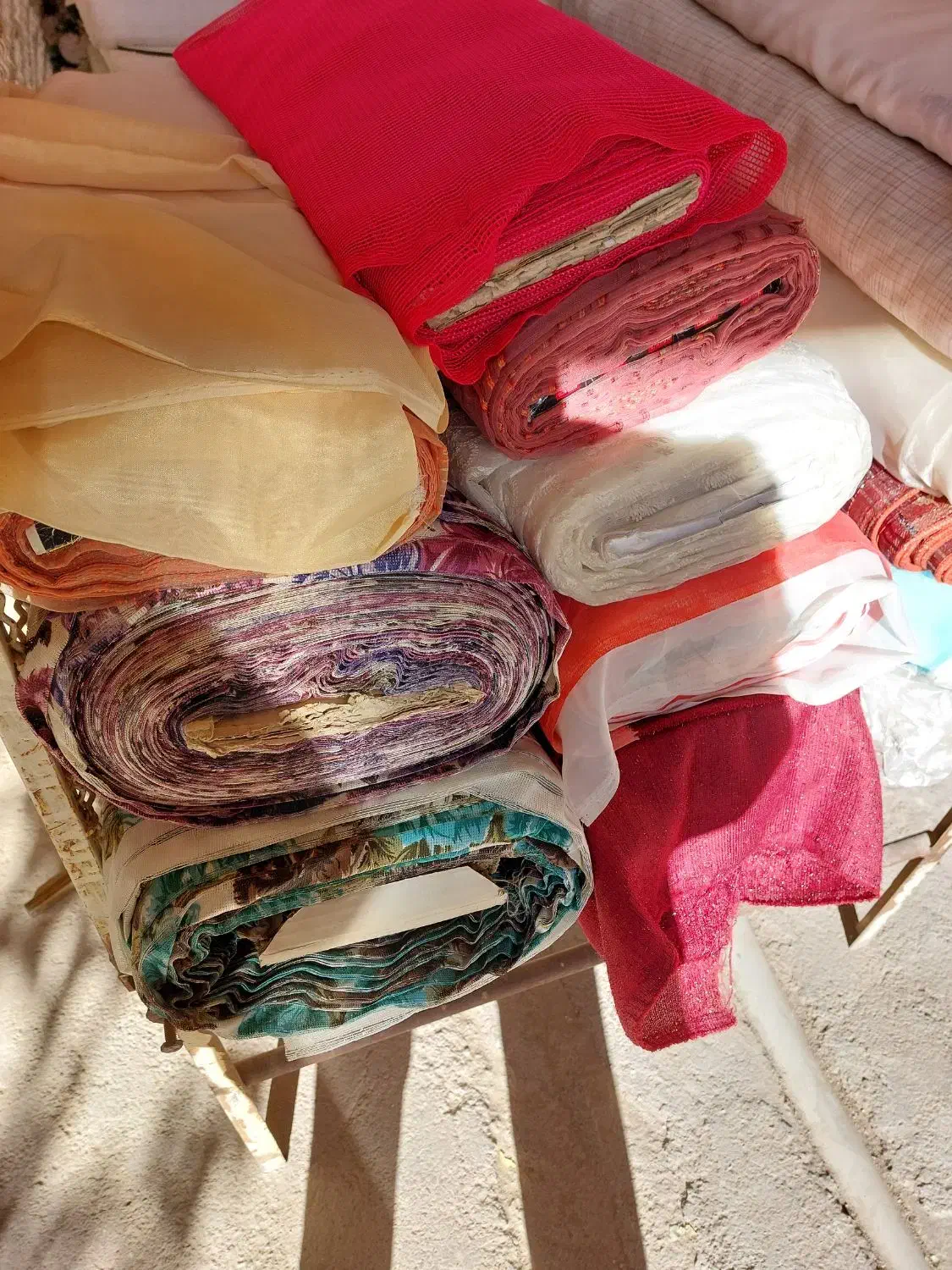 همه مدل پرده از دم فقط متری صدهزار تومان|پرده، رانر، رومیزی|اسفراین, |دیوار