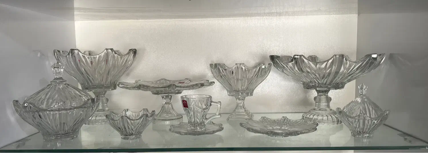 سرویس پذیرایی کریستال|ظروف سرو و پذیرایی|رودهن, |دیوار