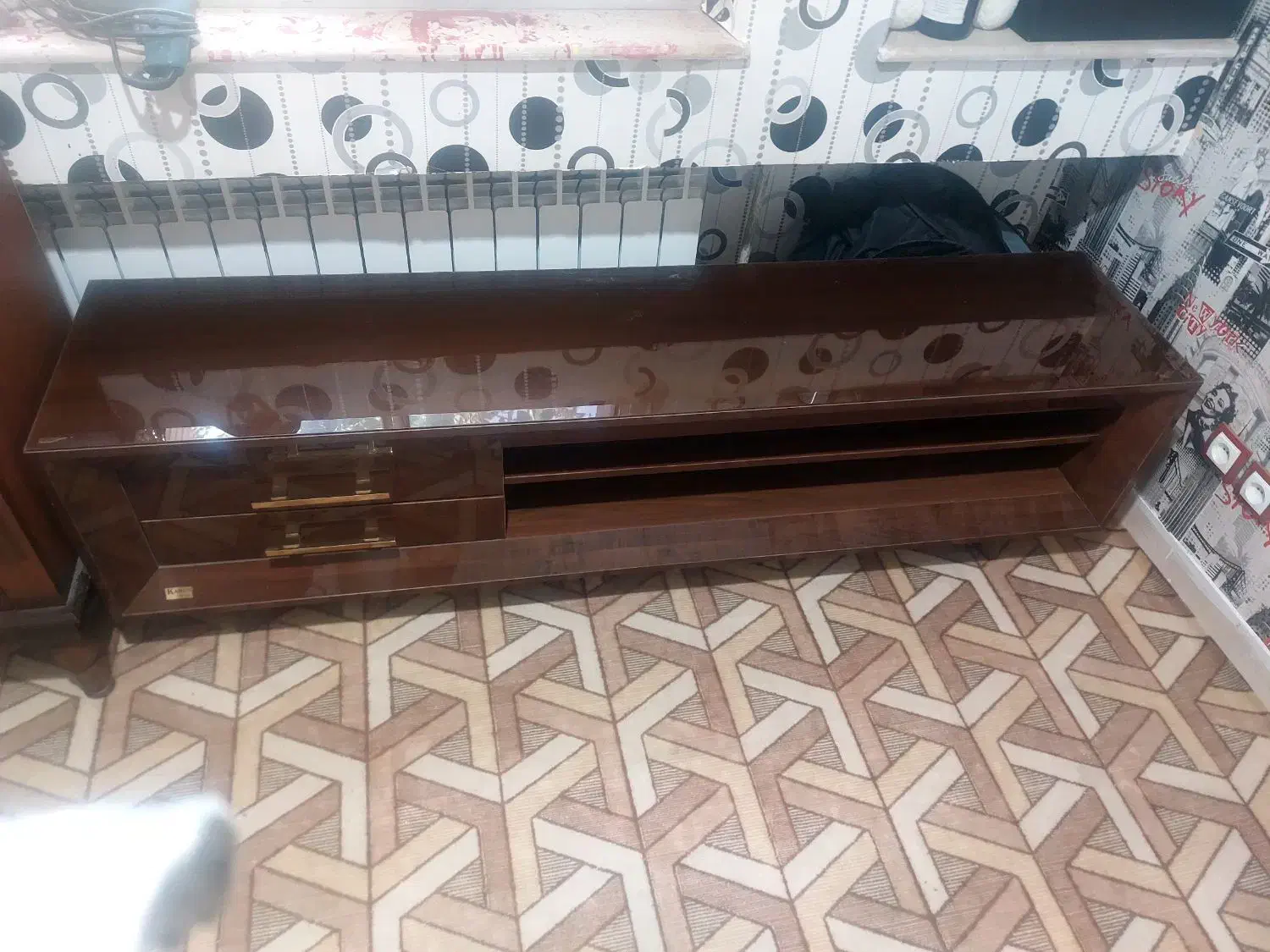 میز تی وی چوبی مدل کارن ضد خش ۶۰ اینچ نو|میز تلویزیون|مهاجران, |دیوار