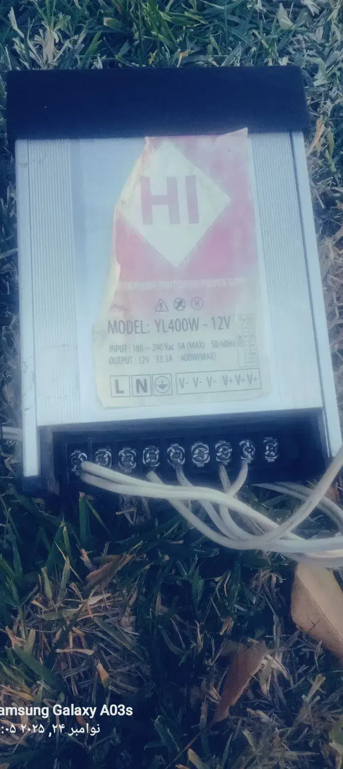 دستگاه پاور سوئچینگ 12ولت 400وات کارکرده|قطعات و لوازم جانبی رایانه|مشهد, کارمندان دوم|دیوار