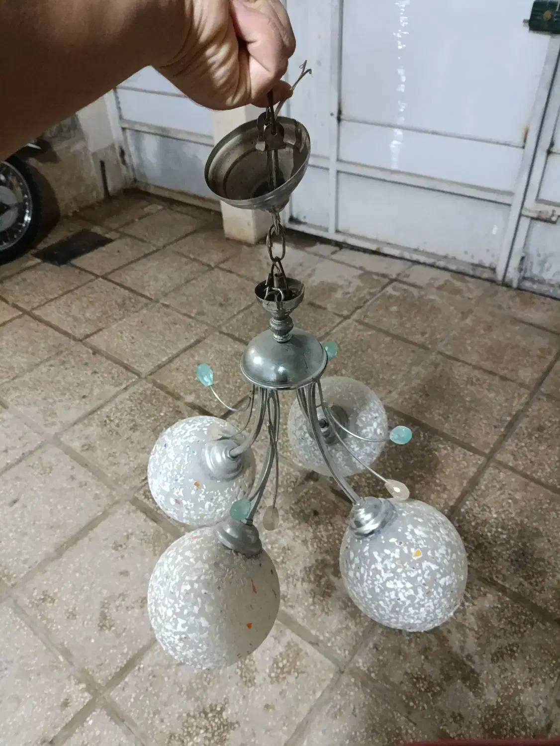 دو عدد لوستر|لوستر و چراغ آویز|سبزوار, شرق کال عیدگاه|دیوار