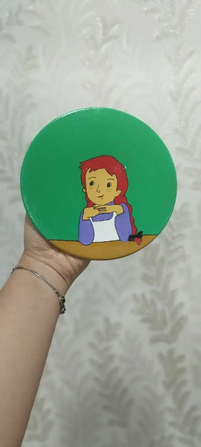 دیوار کوب انشرلی با موهای قرمز|مجسمه، تندیس، ماکت|اندیمشک, |دیوار