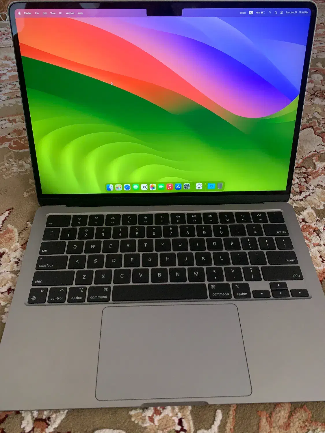 لپ تاپ مک بوک ایر m3|رایانه همراه|تهران, علی‌آباد|دیوار