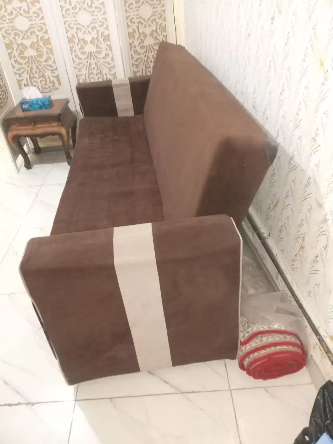 مبل سه نفره تخت شو|مبلمان خانگی و میز عسلی|زنجان, |دیوار