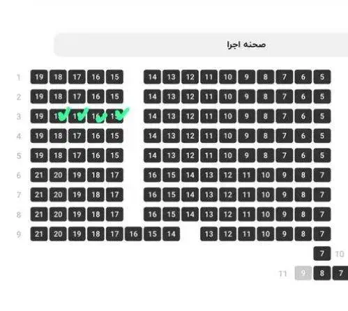 ۴ عدد بلیط تئاتر بک تو بلک|بلیت تئاتر و سینما|تهران, فلسطین (میدان انقلاب)|دیوار