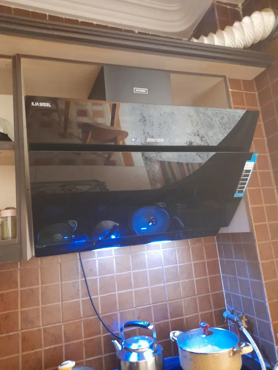 هود ایلیا استیل روکار|اجاق گاز و لوازم برقی پخت‌وپز|بندر کنگان, |دیوار