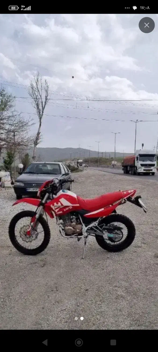 تریل کویر250cc کم کار|موتورسیکلت|تویسرکان, |دیوار