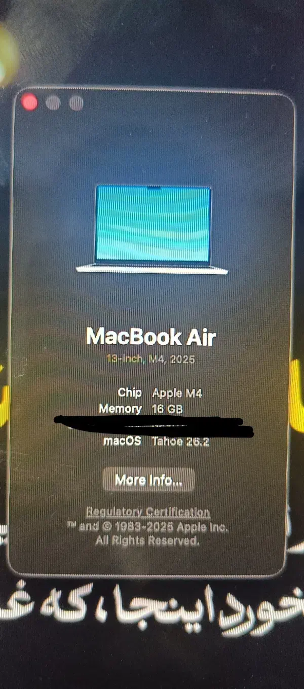 MacBook air 13 m4|رایانه همراه|تهران, باشگاه نفت|دیوار