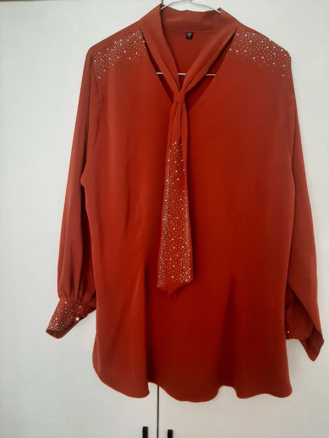 شومیز زنانه آجری رنگ نو|لباس|همدان, |دیوار