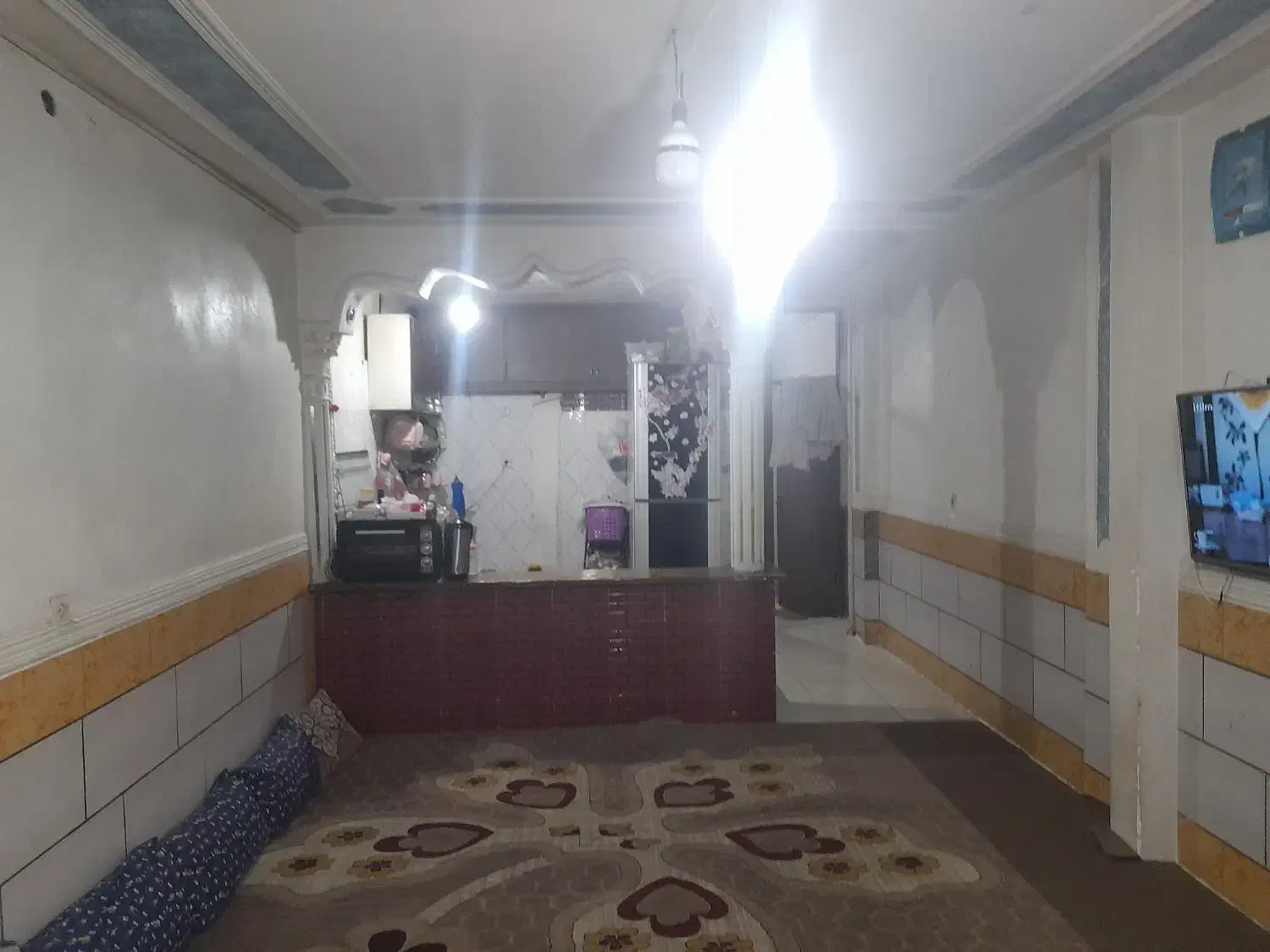 خونه تمیز و شیک ۹۰ متری  حیاط دار و امکانات کامل|اجارهٔ خانه و ویلا|اهواز, منبع اب|دیوار