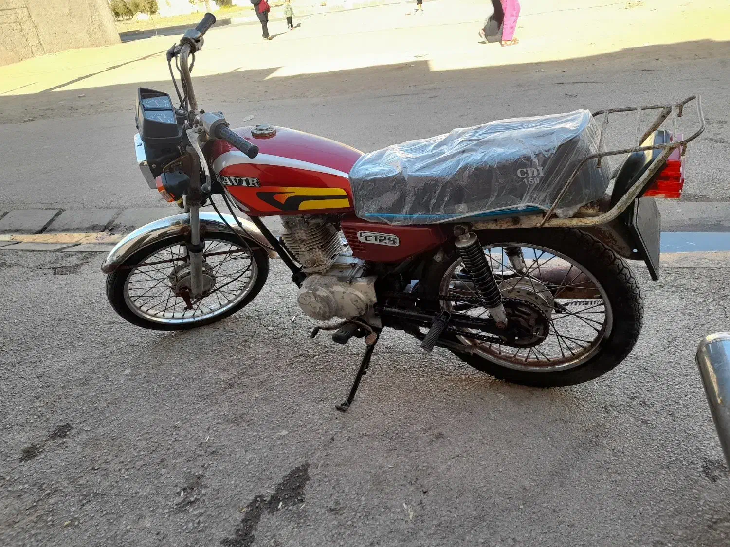 موتور هوندا مزایده|موتورسیکلت|اقبالیه, |دیوار