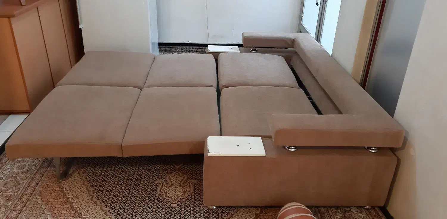 مبل راحتی تاشو،تختشو،تختخوابشو،|مبلمان خانگی و میز عسلی|مشهد, رده|دیوار