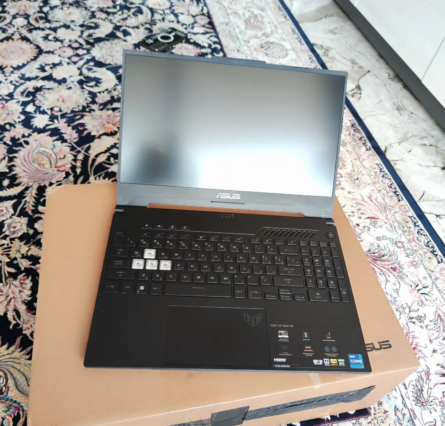 fx517zm لپتاپ ایسوس تا گیمنیگ با گرافیک RTX3060|رایانه همراه|تهران, تهرانسر غربی|دیوار