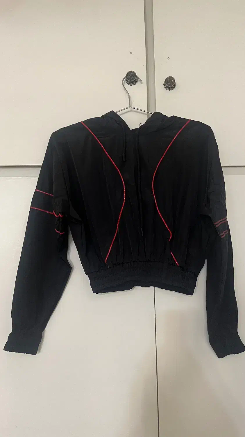 کراپ و شلوار بادگیر کلاه دار وزاپ دار فیری سایز|لباس|کرج, برغان|دیوار