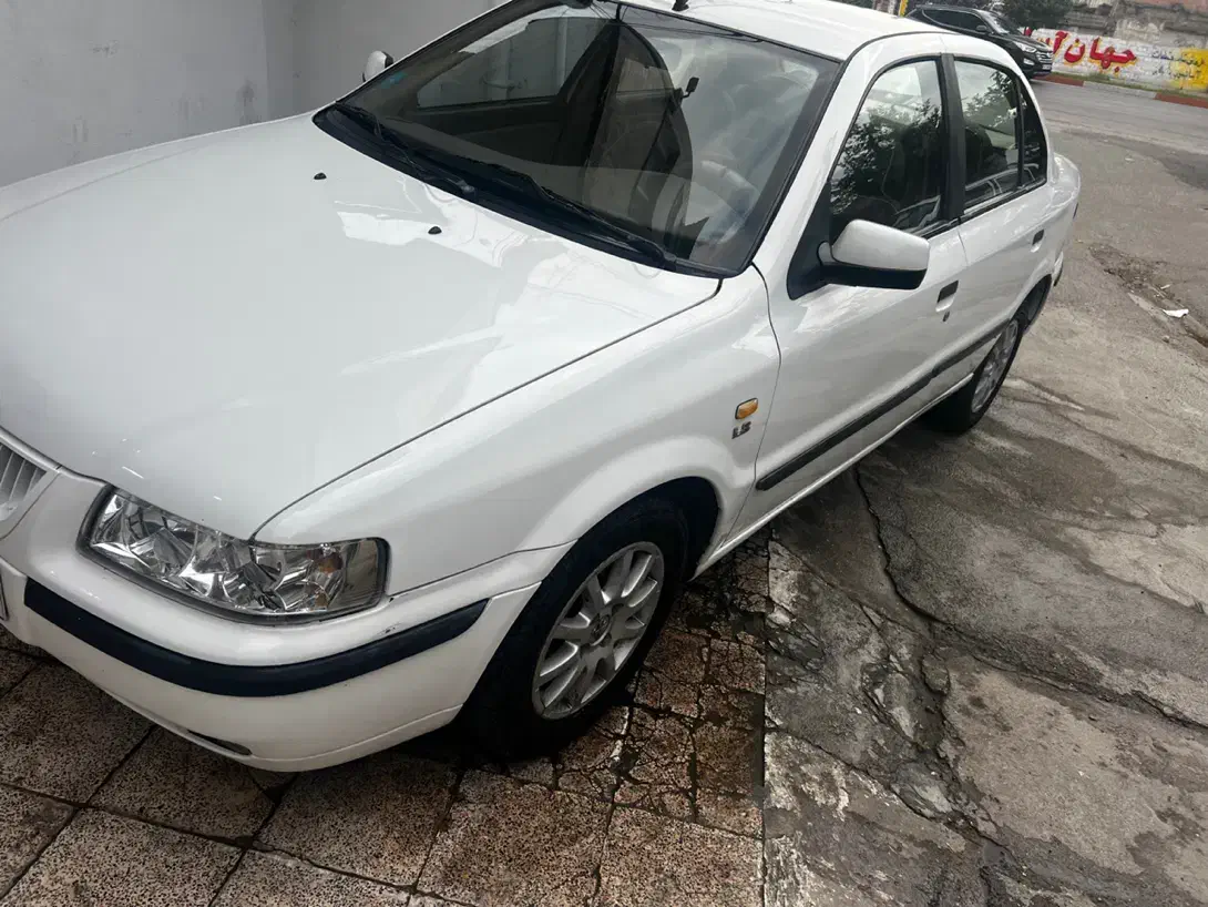 سمند ۲ گانه مدل ۹۲ ۳ لکه رنگ ماشین سالم|خودرو سواری و وانت|ساری, |دیوار