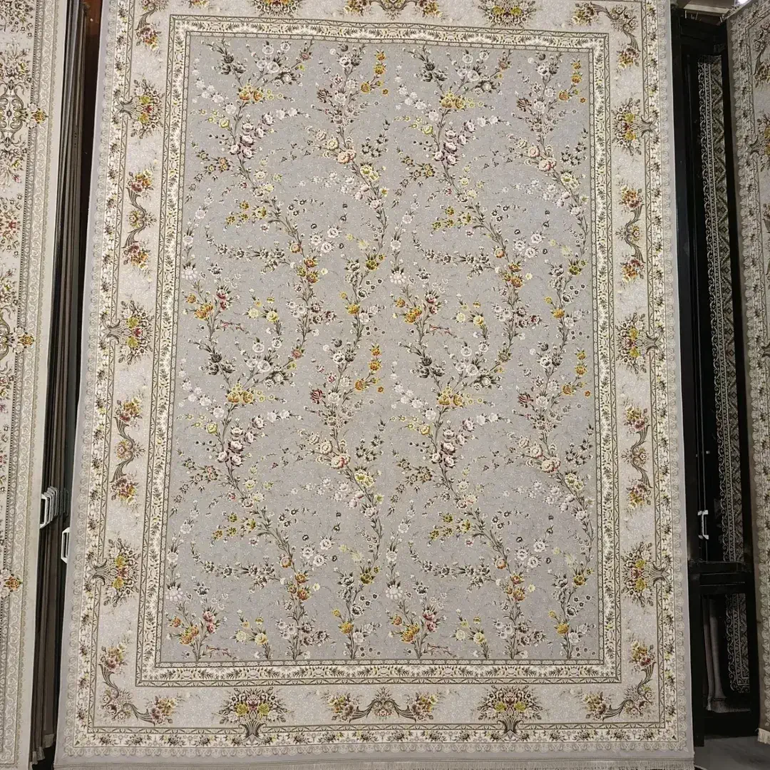 فرش کرم نسکافه ای تاج محل کاشان ۶،۹،۱۲متری۱۲۰۰شانه|فرش|شیراز, فرگاز|دیوار