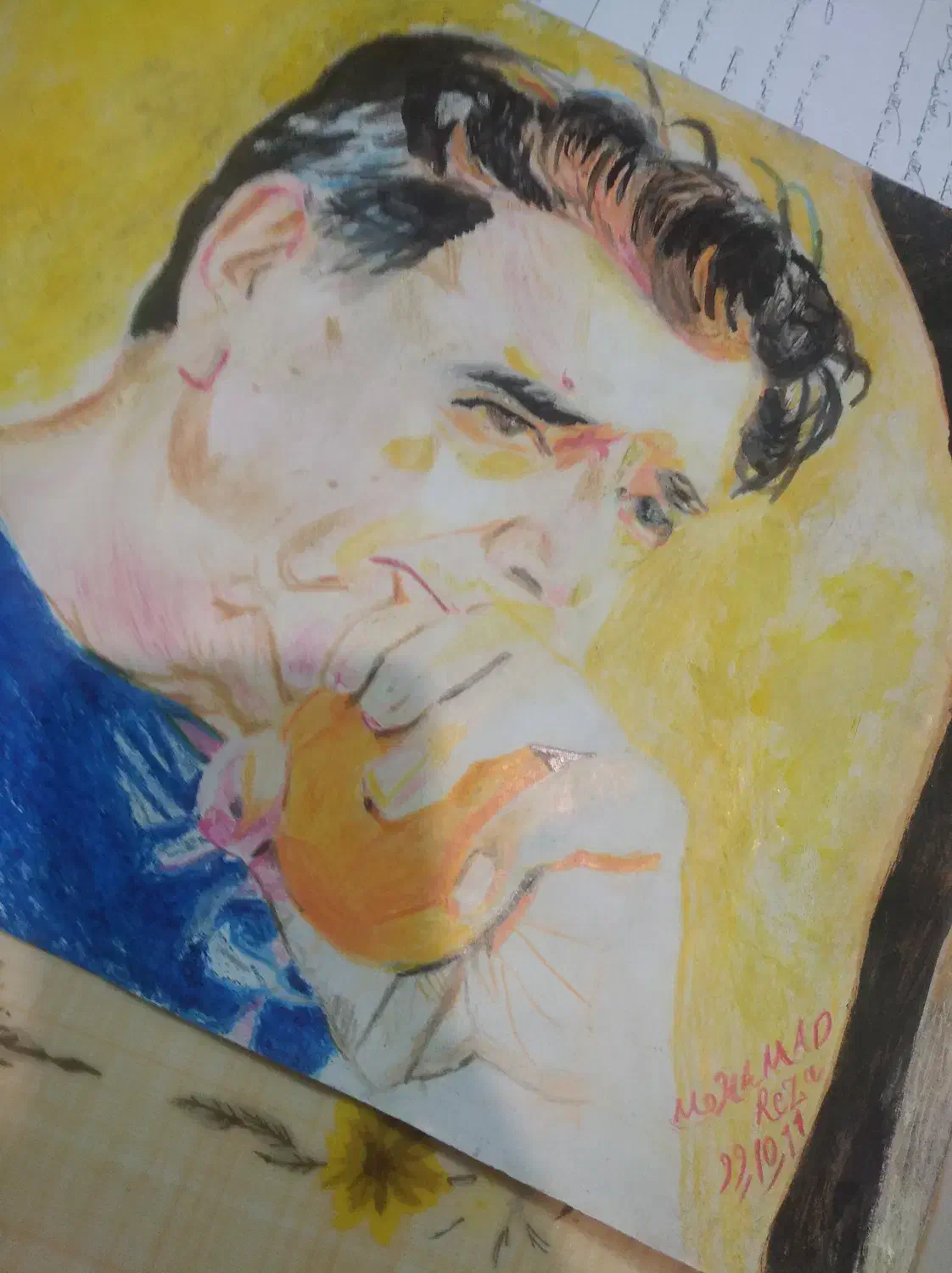 نقاشی استاد موسیقی|تابلو، نقاشی، عکس|زنجان, |دیوار