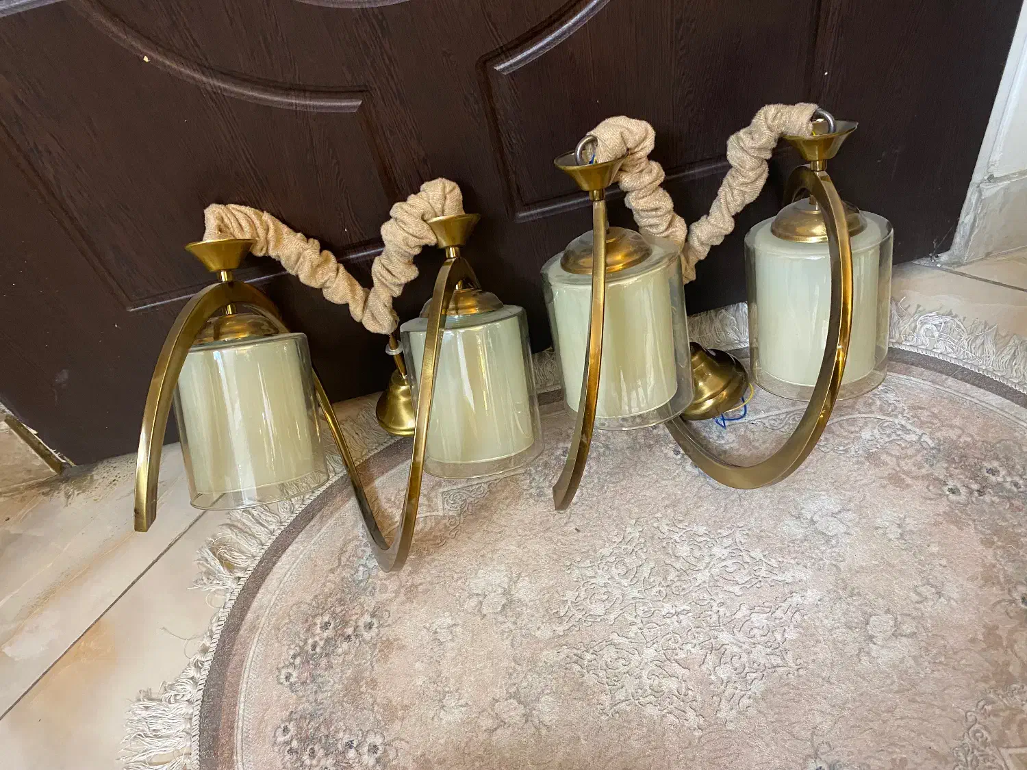 دو عدد لوستر دوشاخه|لوستر و چراغ آویز|تهران, فلاح|دیوار