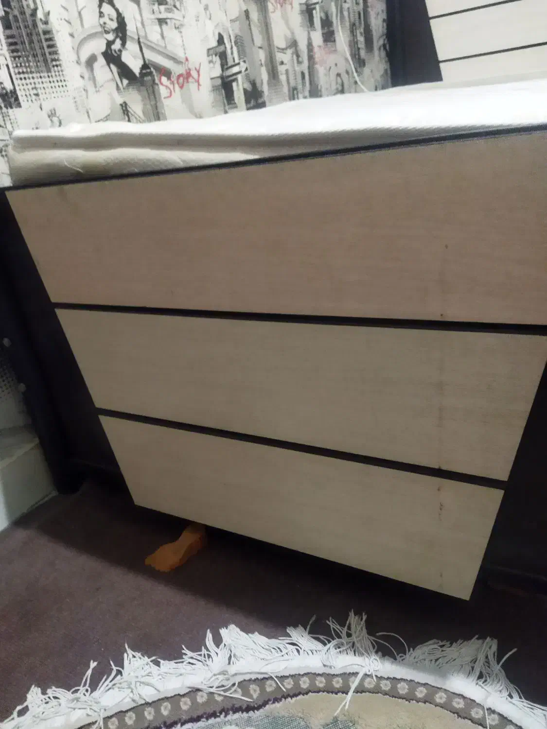 تخت یکنفره دوعددبدون تشک|تخت و سرویس خواب|کرج, حیدرآباد|دیوار