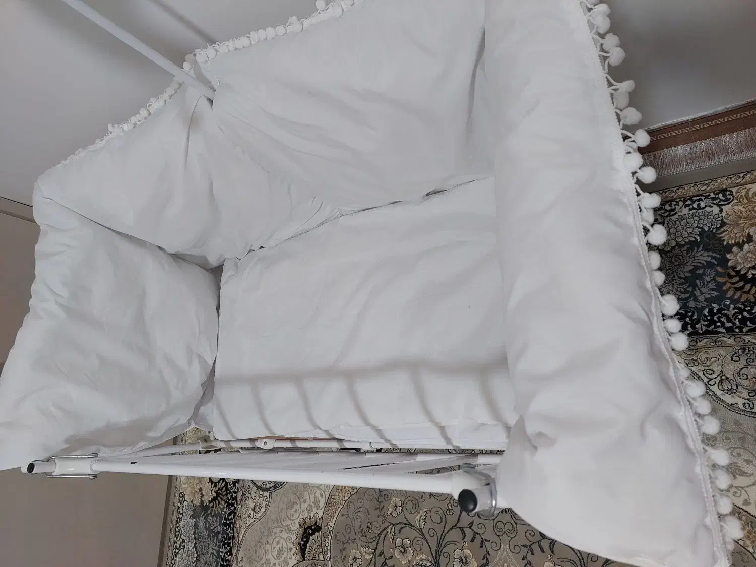 گهواره نوزادی در حد نو|اسباب و اثاث بچه|فومن, |دیوار