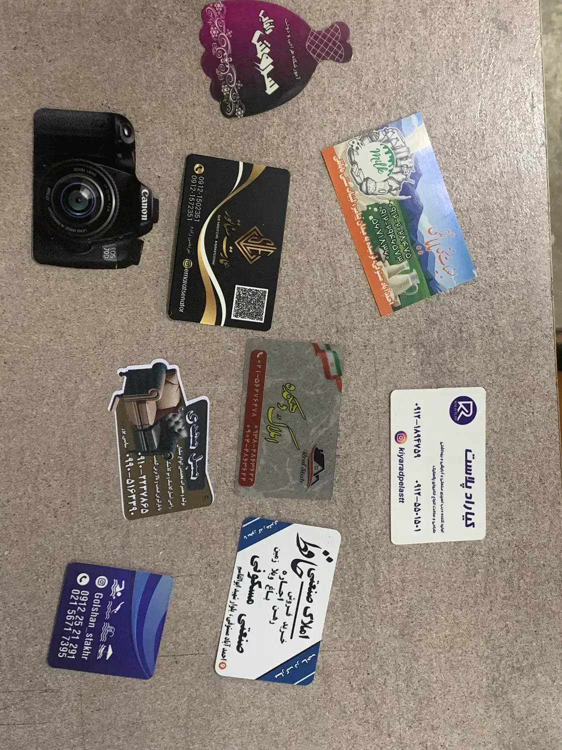 انواع کارت ویزیت|خدمات رایانهای و موبایل|احمدآبادمستوفی, |دیوار