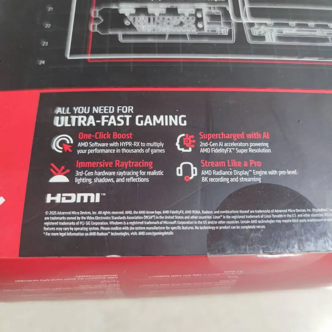 9060xt 8gb XFX|قطعات و لوازم جانبی رایانه|قم, بنیاد|دیوار