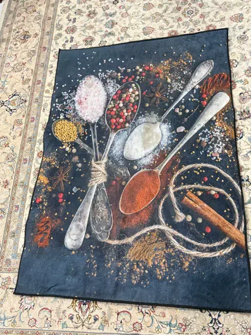 فرش آشپزخانه کاملا نو و سالم|فرش|تهران, زرگنده|دیوار