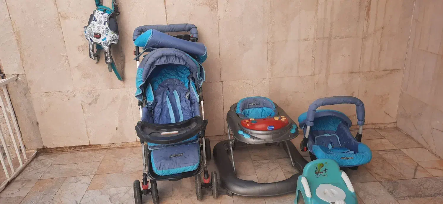 ست کالسکه بچه .برند دلیجان بازارچه ترک|کالسکه و لوازم جانبی|نیشابور, کوی فرهنگیان|دیوار