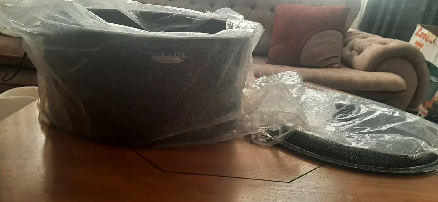 قابلمه تفلون برند لاوان وماهی تابه تفلون برند عروس|ظروف پخت‌وپز|کرج, شهرک جهان‌نما|دیوار