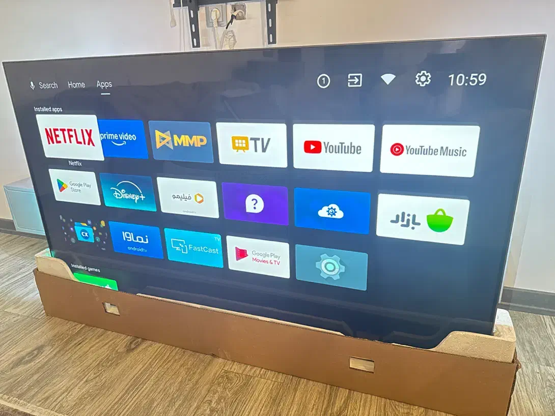 تلوزیون ۶۵ اینچ فیلیپس|تلویزیون و پروژکتور|رشت, گلسار|دیوار