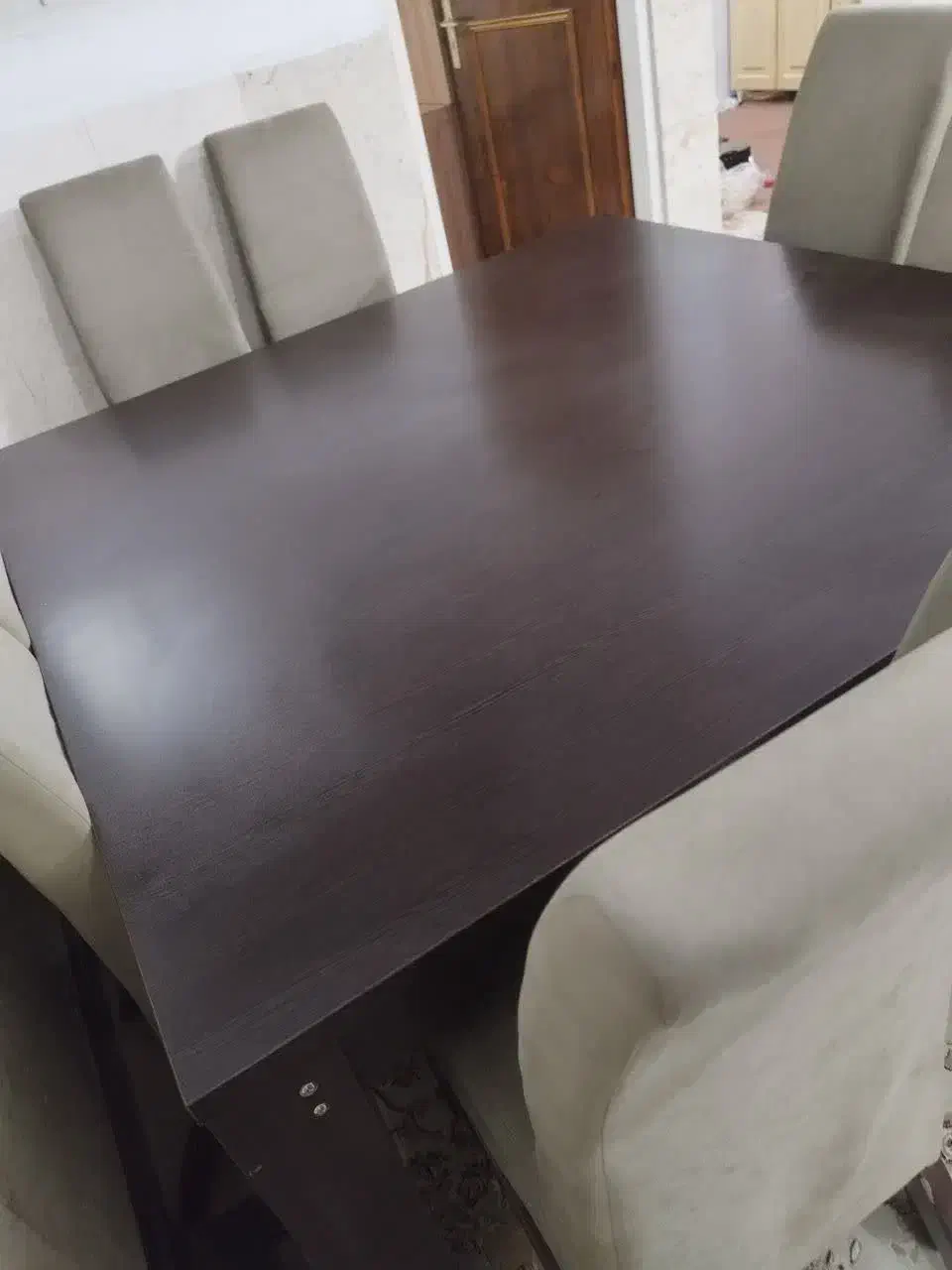 میز ناهارخوری 8 نفره میز صندلی کامل سالم|میز و صندلی غذاخوری|قم, زنبیل آباد|دیوار
